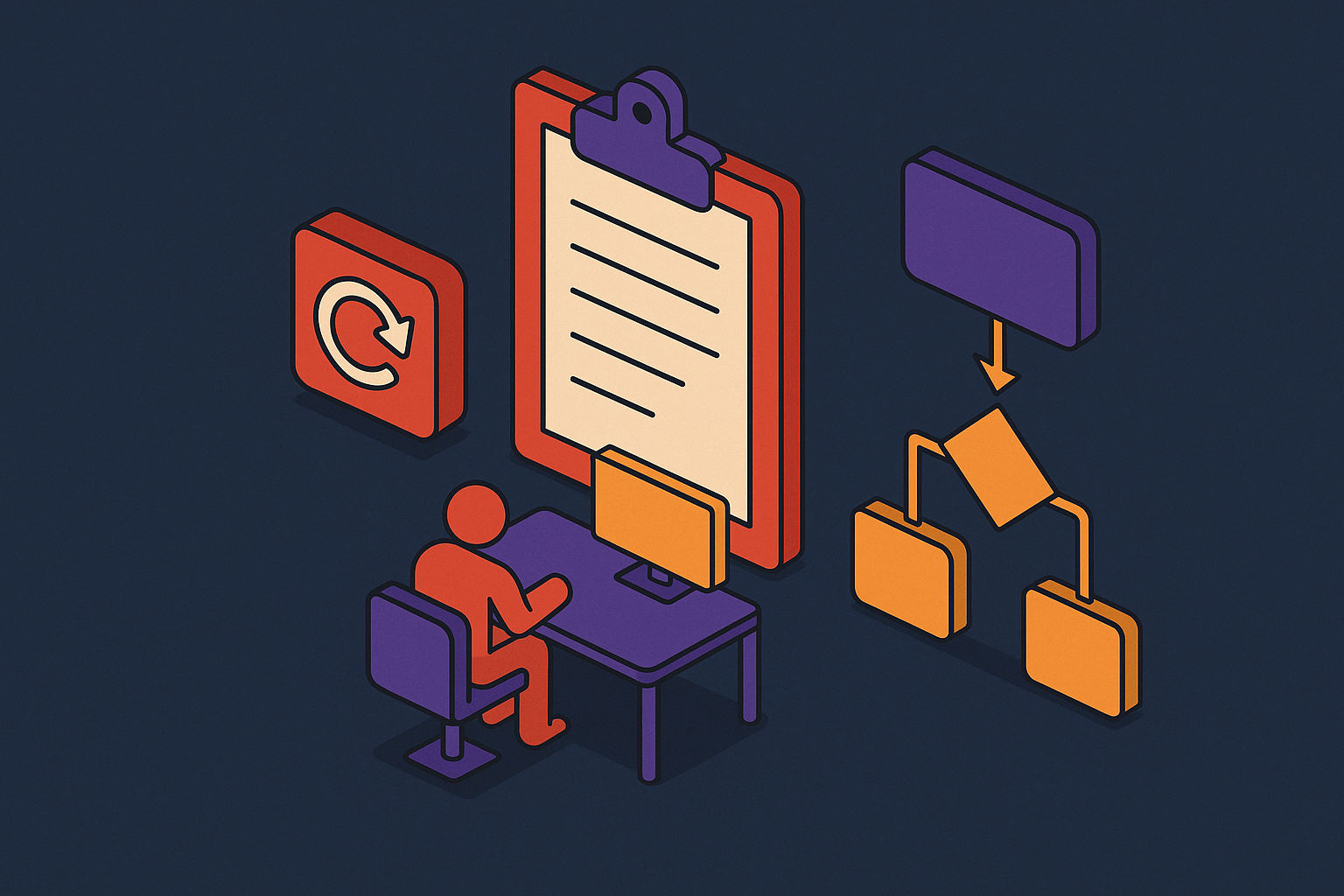 Cover illustration for “Retry Logic Design for Multi-Step Administrative Tasks”