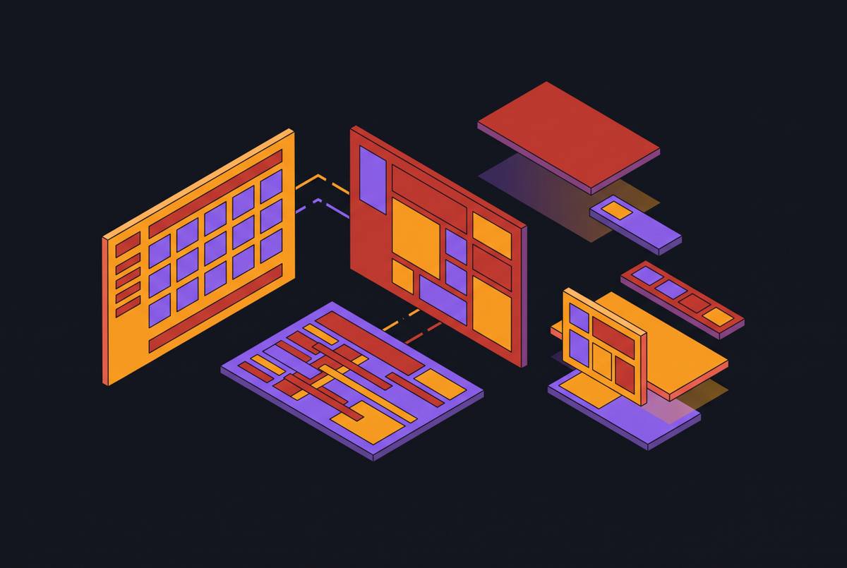 Cover illustration for “Payer Portal UI Fragmentation Across Payers”