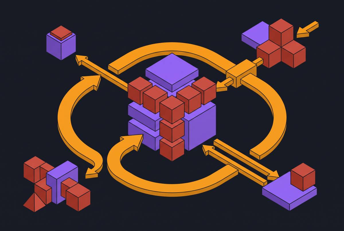 Cover illustration for “Reasoning Loop Architectures in Agentic Systems”