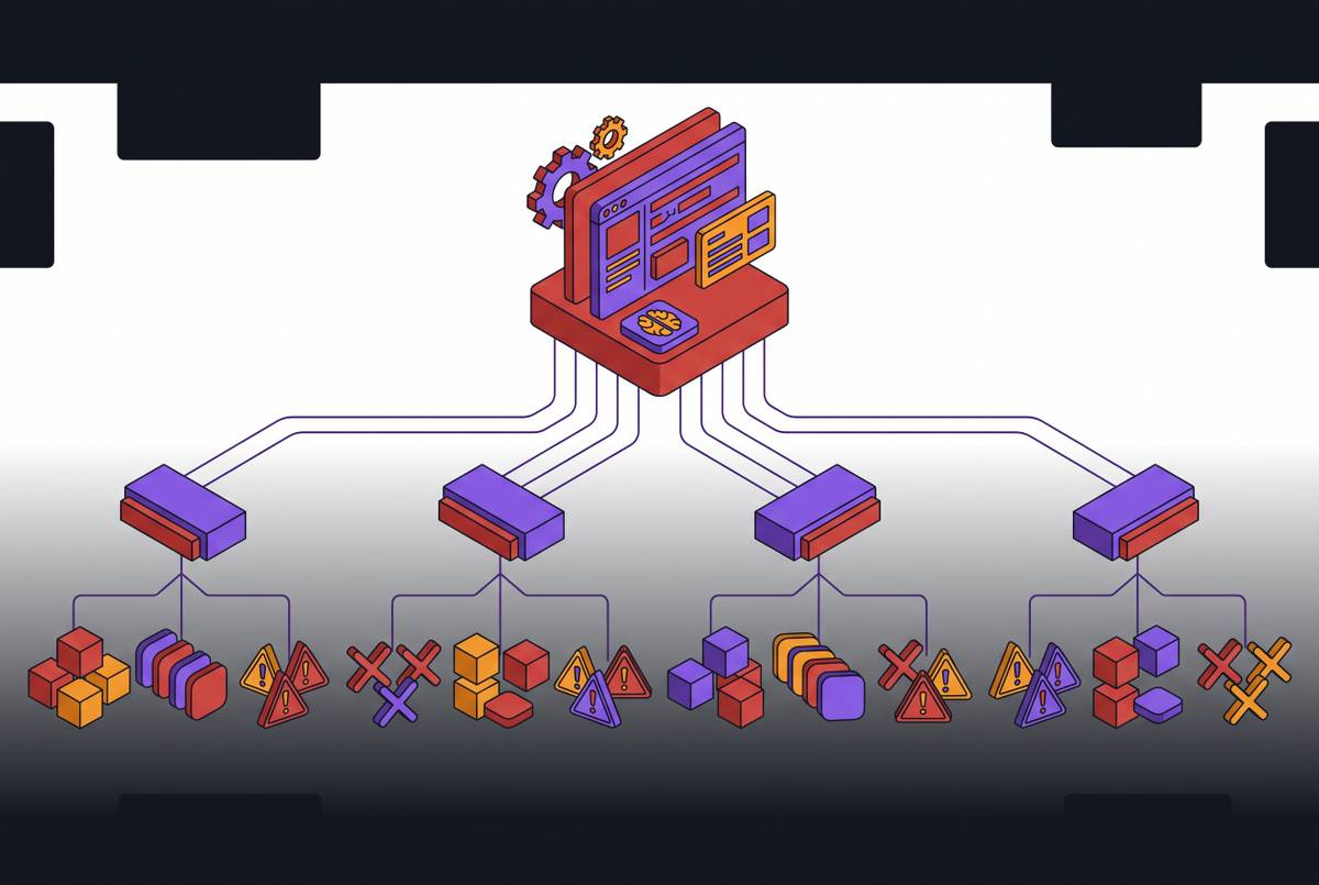 Cover illustration for “Failure Mode Taxonomy for Clinical GUI Agents”