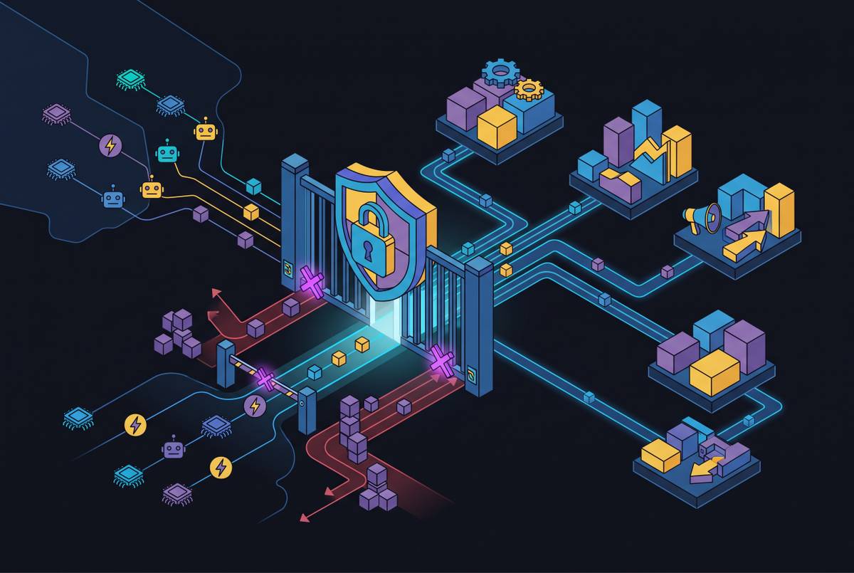 Cover illustration for “Access Policy Enforcement for AI Tools Across Business Units”