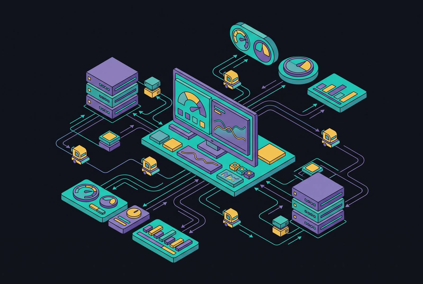 Cover illustration for “AI Monitoring Tools for Agentic Workflows in the Enterprise”