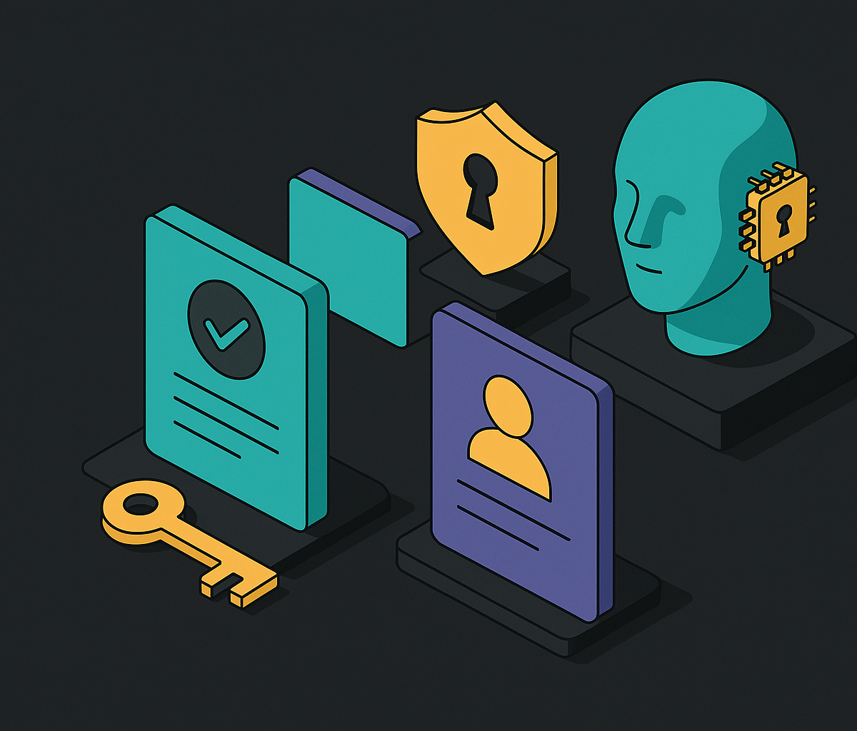 Cover illustration for “OAuth and SPIFFE for AI Agent Identity”