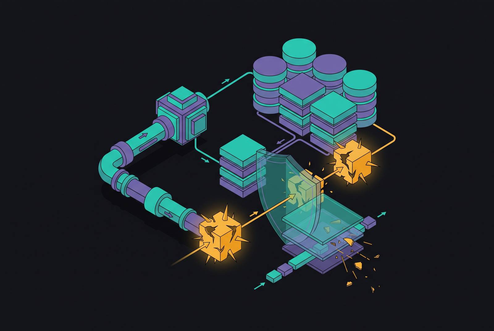 Cover illustration for “Agent Memory Poisoning Attacks and Mitigations”