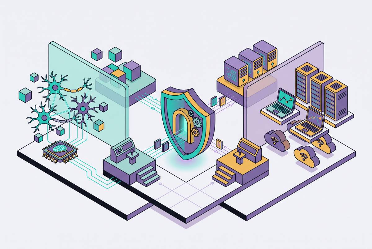 Cover illustration for “Shadow AI Governance vs. Shadow IT Governance”