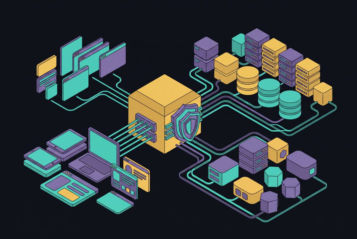 Cover illustration for “MCP Gateway Architecture for Enterprise Deployments”