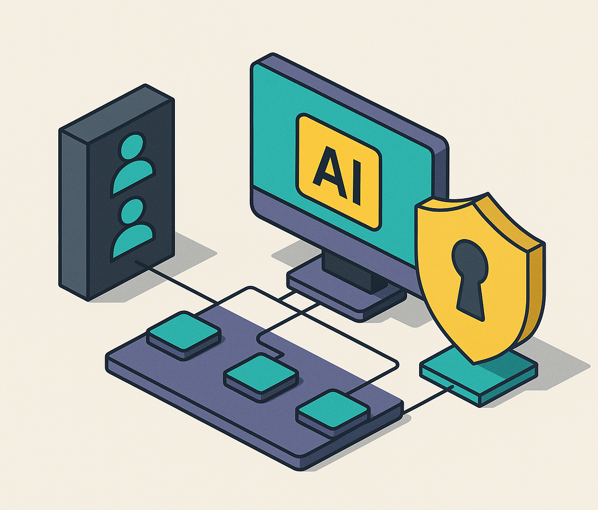 Cover illustration for “RBAC Design for AI Agents in Enterprise Environments”