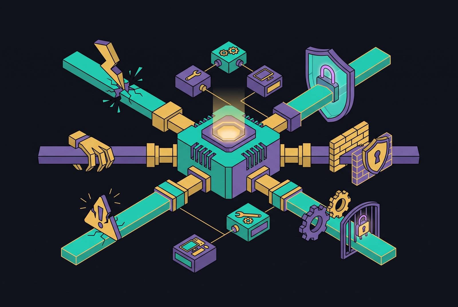 Cover illustration for “MCP Security Vulnerability Classes and Mitigations”