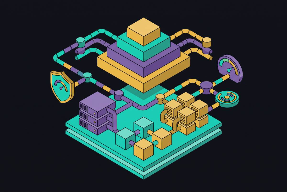 Cover illustration for “NIST AI Risk Management Framework Applied to Enterprise AI Rollouts”
