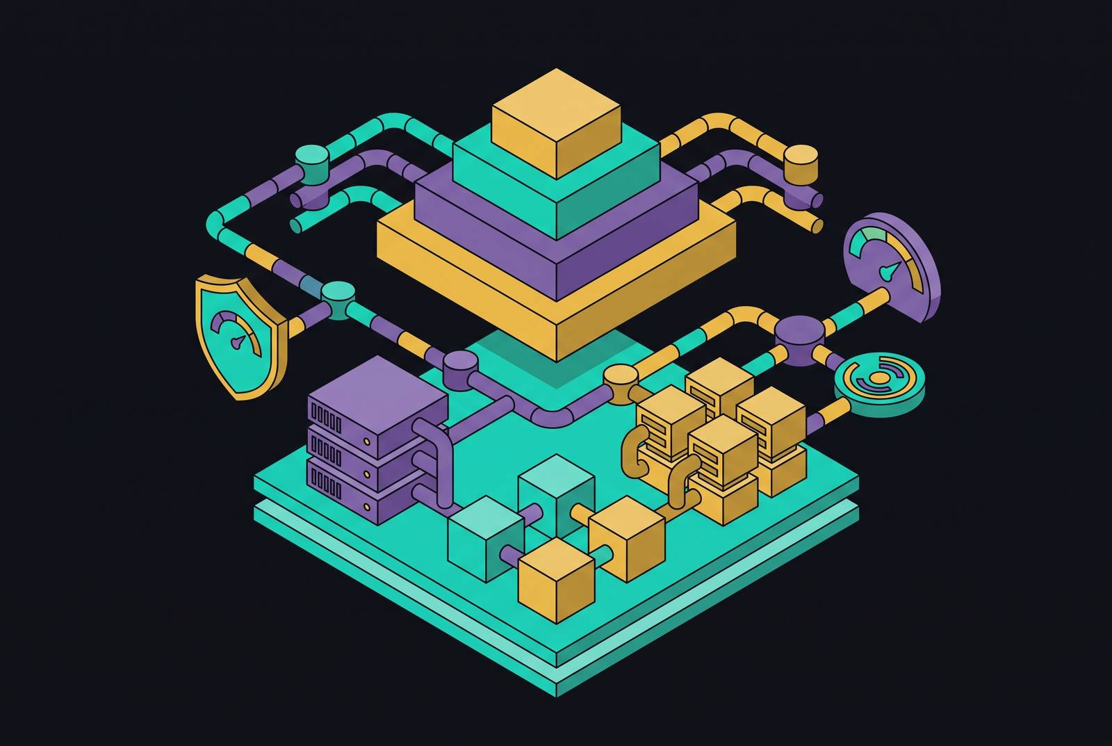 Cover illustration for “NIST AI Risk Management Framework Applied to Enterprise AI Rollouts”