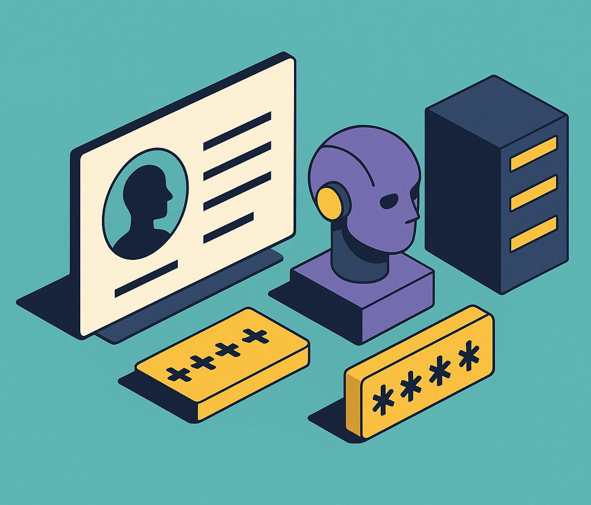 Cover illustration for “Non-Human Identity Management for AI Agents”