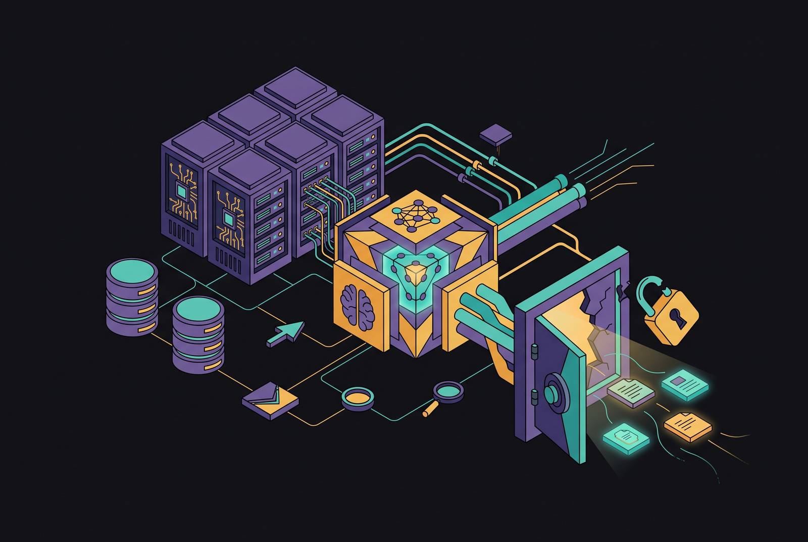 Cover illustration for “Generative AI Data Exposure Risks in Enterprise Deployments”