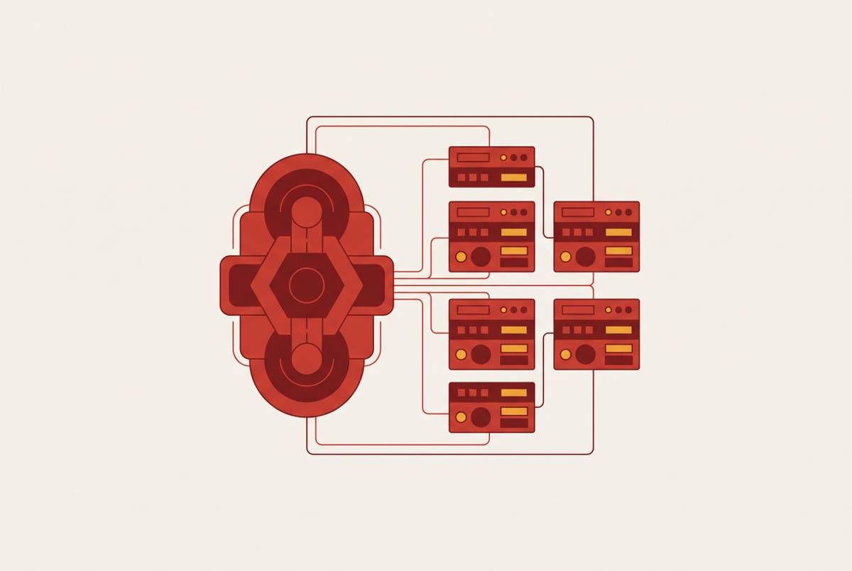 Cover illustration for “MCP Gateway Architecture for Enterprise MCP Server Distribution”