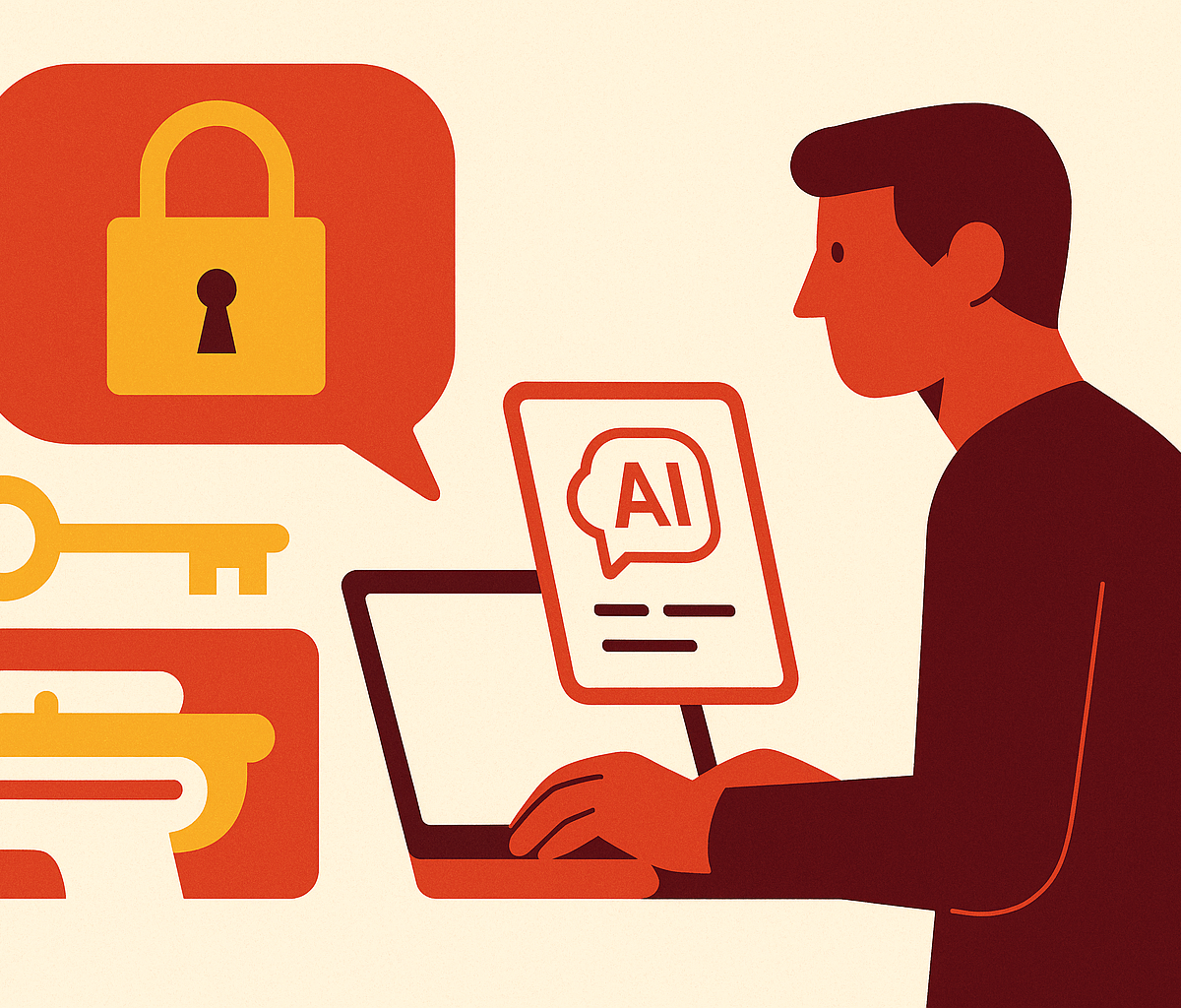 Cover illustration for “Secrets and Credential Leakage Risks in AI Coding Assistants”