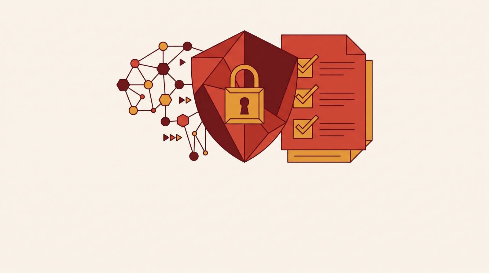 Cover illustration for “AI Security Compliance Obligations Under SOC 2 and ISO 27001”