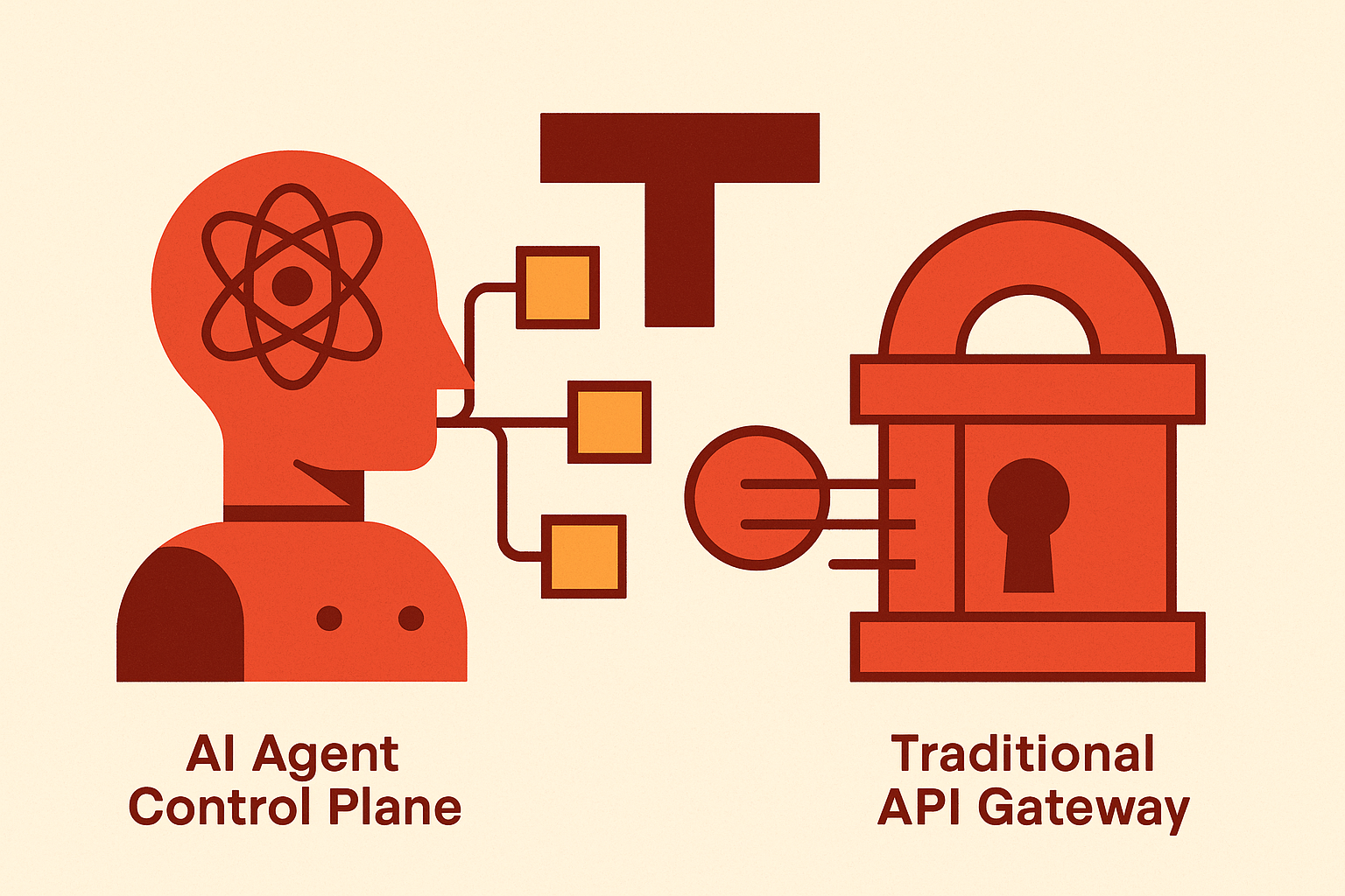 Cover illustration for “AI Agent Control Plane vs Traditional API Gateway”