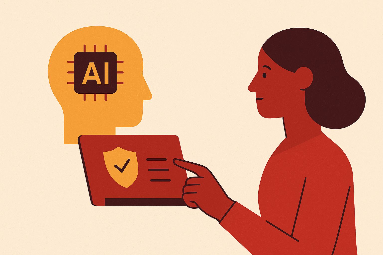Cover illustration for “AI Security Awareness Training Content for Enterprise Employees”