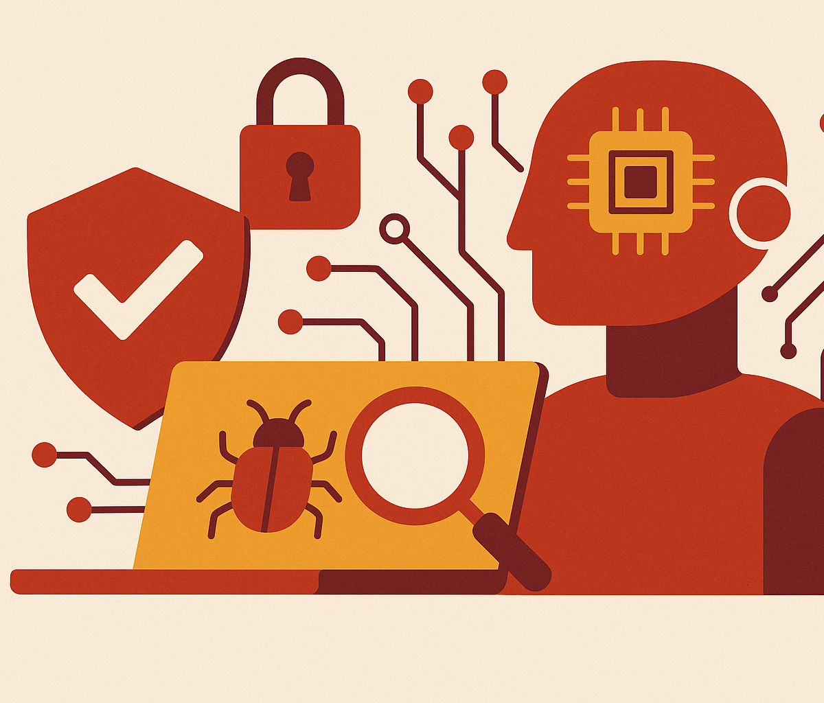 Cover illustration for “AI Impact on Cybersecurity Operations and Threat Detection”
