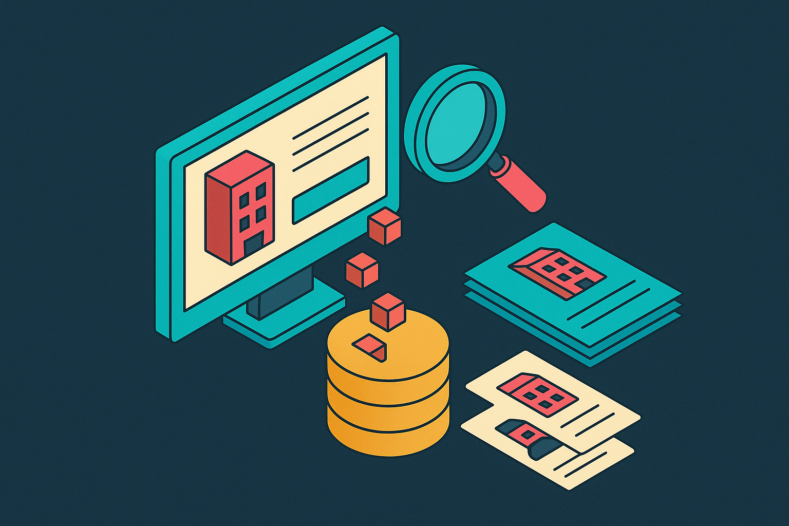 Cover illustration for “Scraping Firmographic Data From Company Websites at Scale”