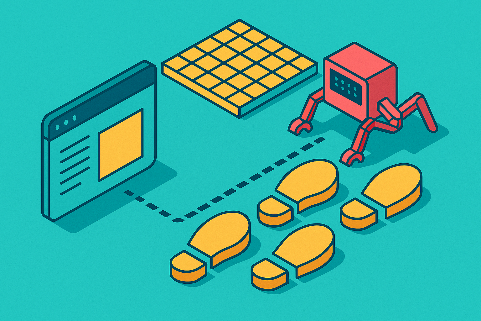 Cover illustration for “Crawling Large Site Footprints for Index Coverage Gaps”