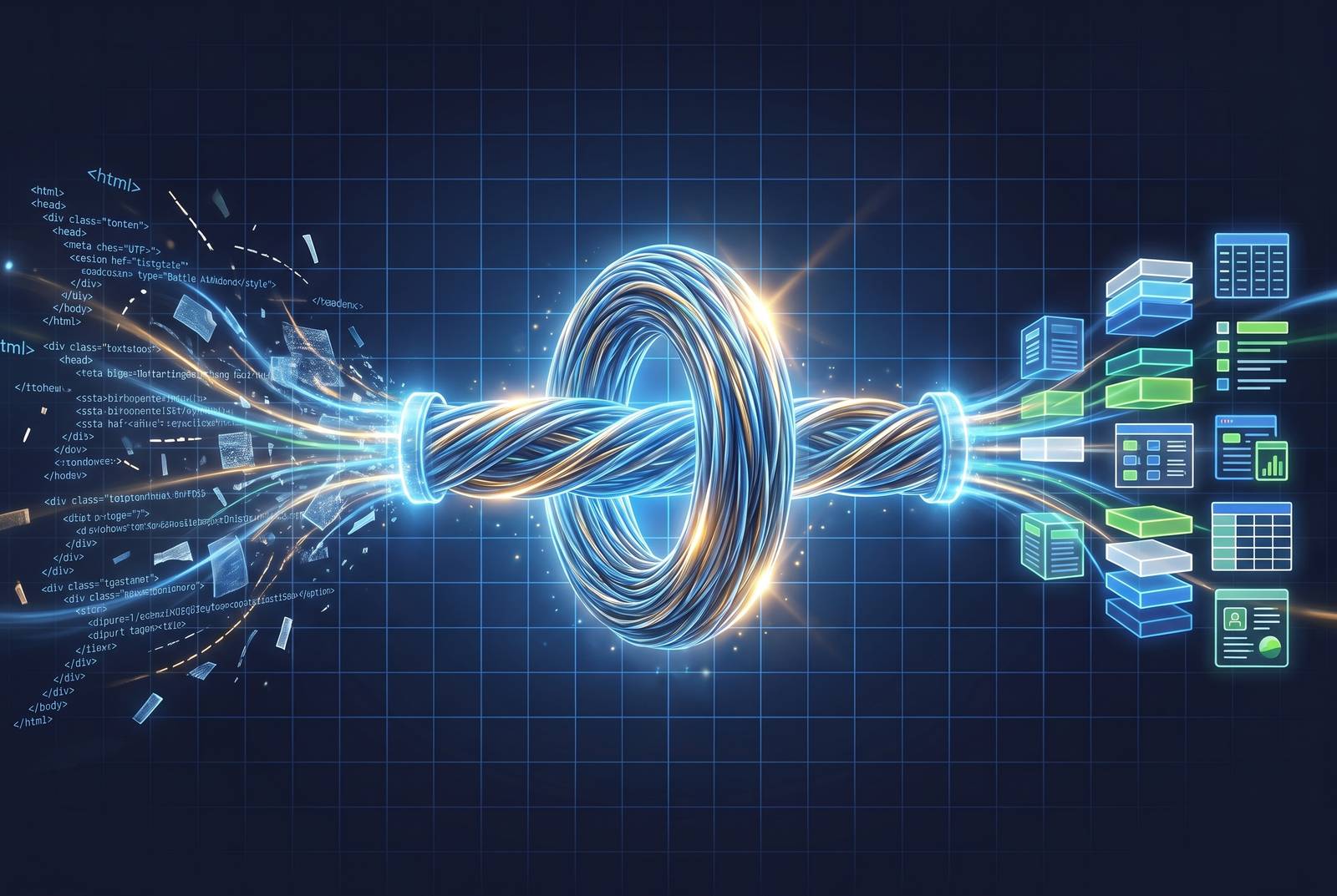 Cover illustration for “ETL Pipeline Design for Web Data Extraction”