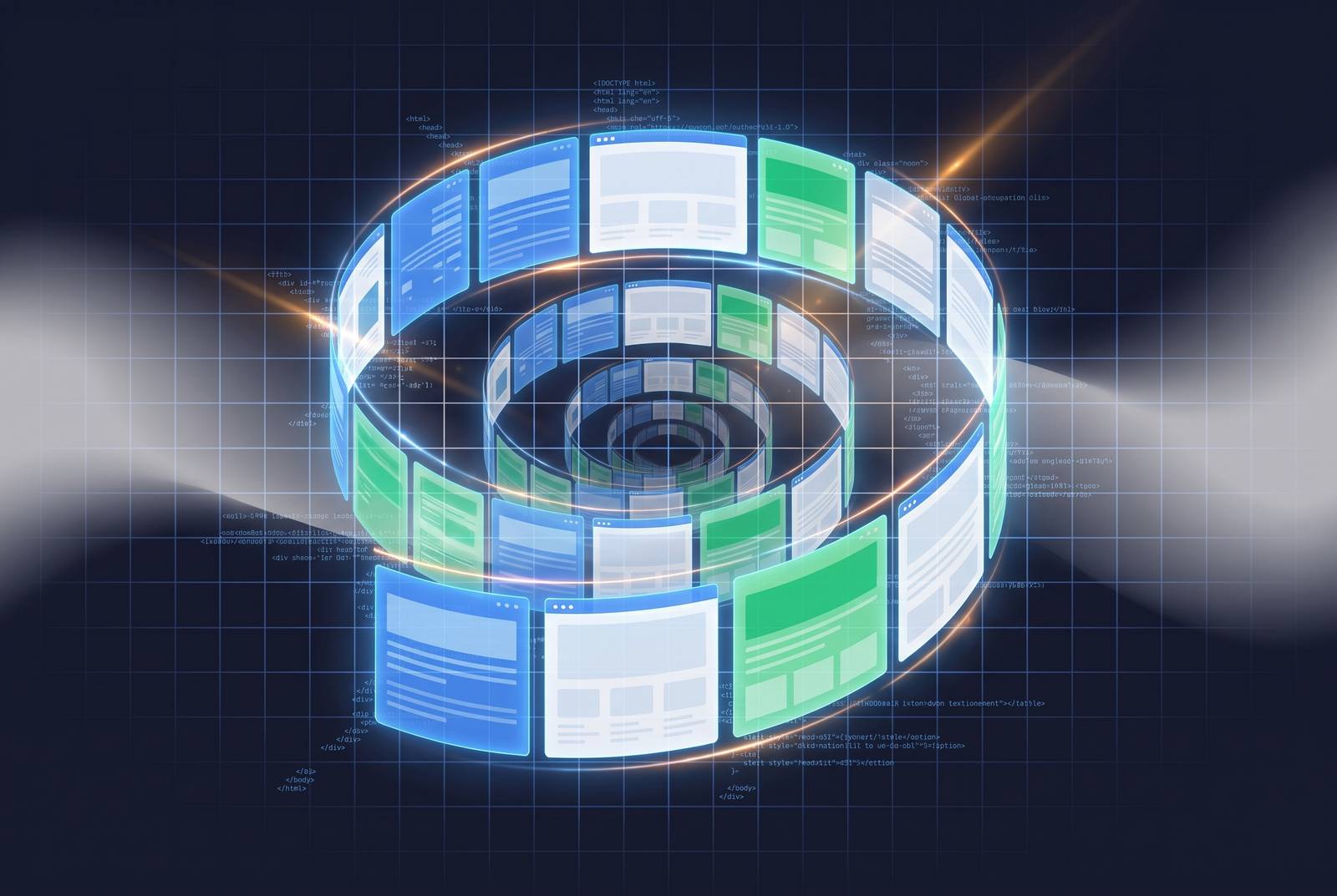 Cover illustration for “Handling Pagination and Infinite Scroll at Scale”
