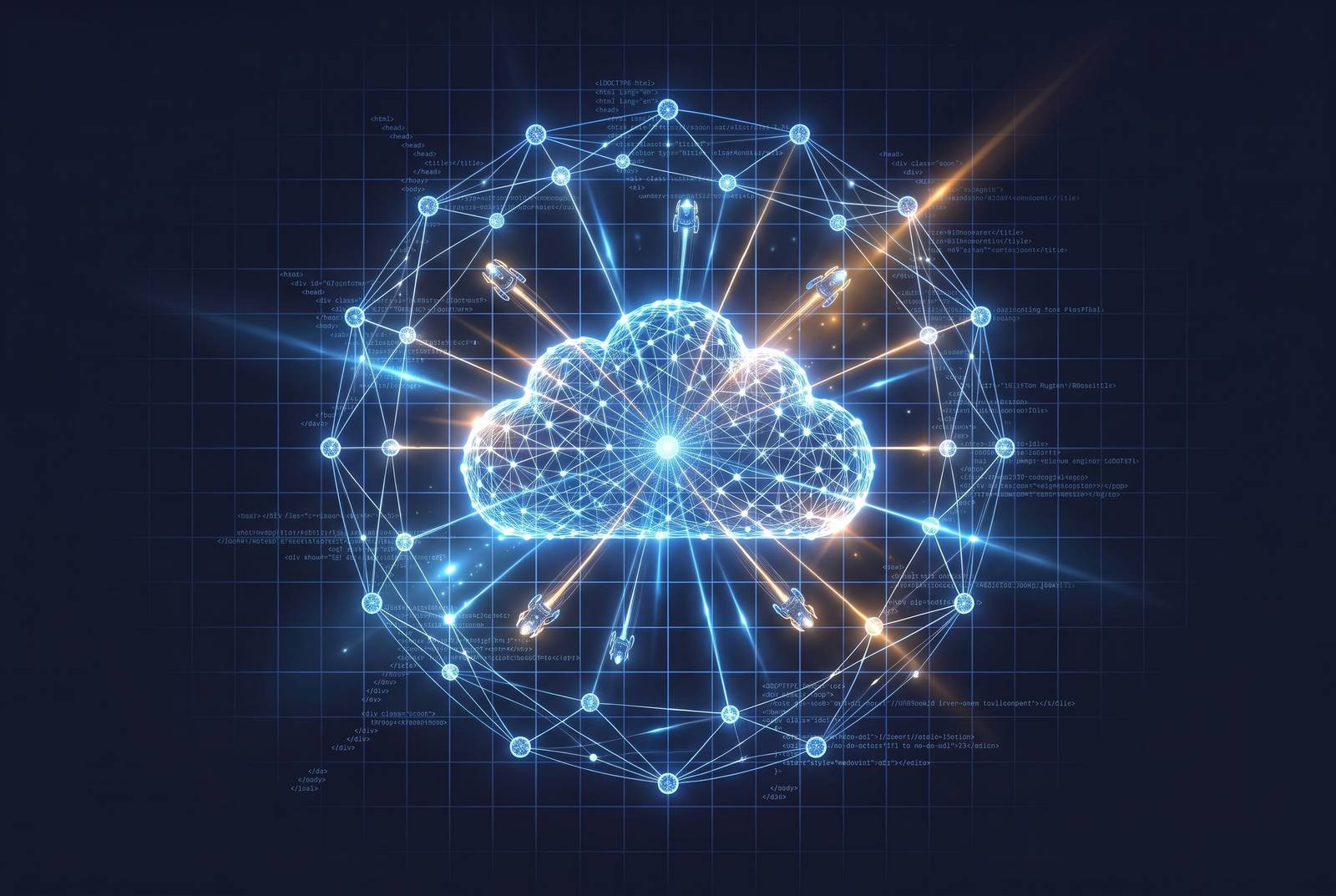 Cover illustration for “Distributed Crawling with Cloud Infrastructure”