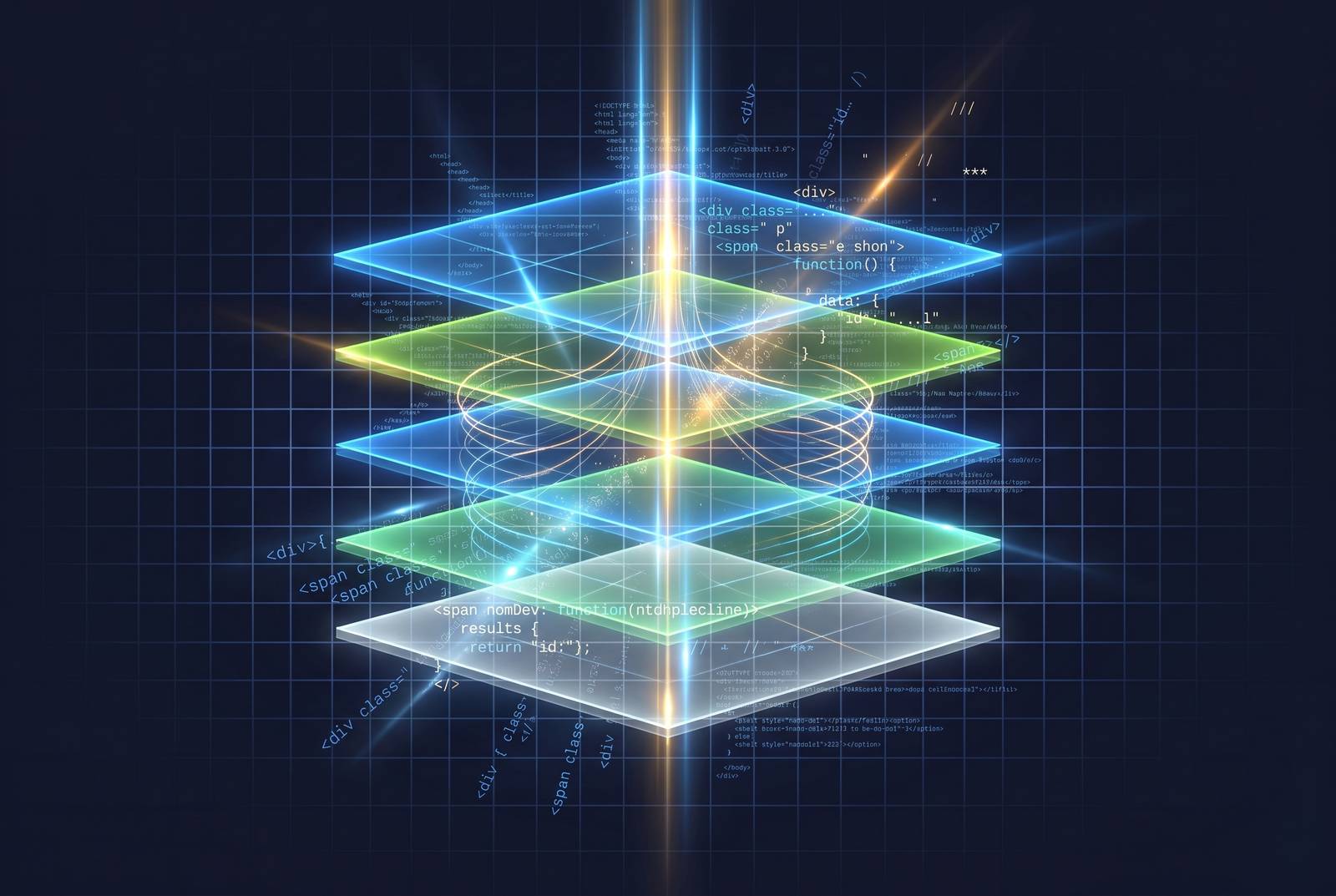 Cover illustration for “Structured Retrieval and Grounding Layers in Deep Research Agent Frameworks”