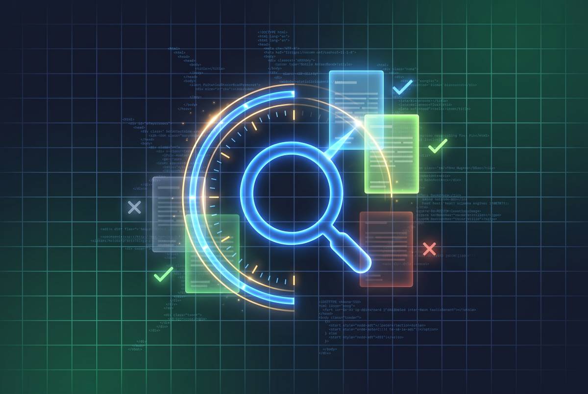 Cover illustration for “Source Evaluation and Credibility Scoring in Research Agents”