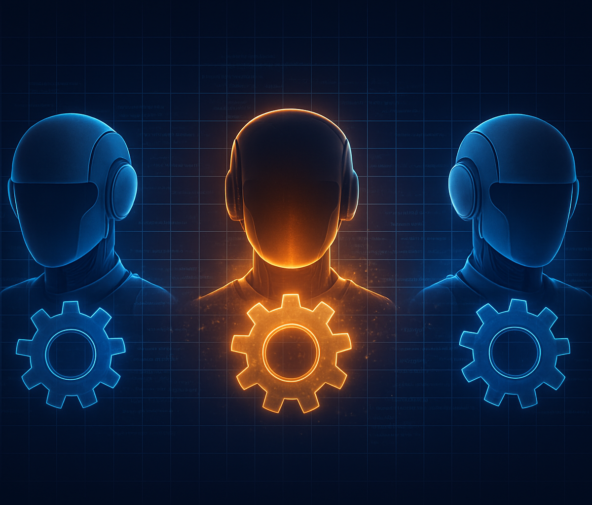 Cover illustration for “Comparing Research Agent Frameworks in 2025”