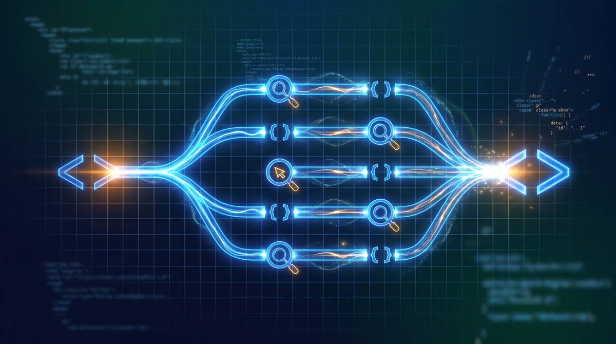 Cover illustration for “Multi-Step Query Planning in Research Agents”