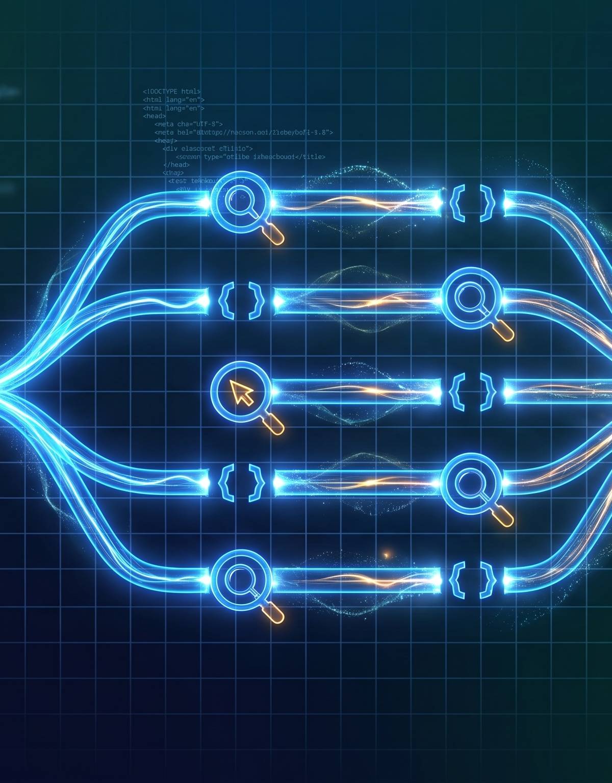 Cover illustration for “Multi-Step Query Planning in Research Agents”