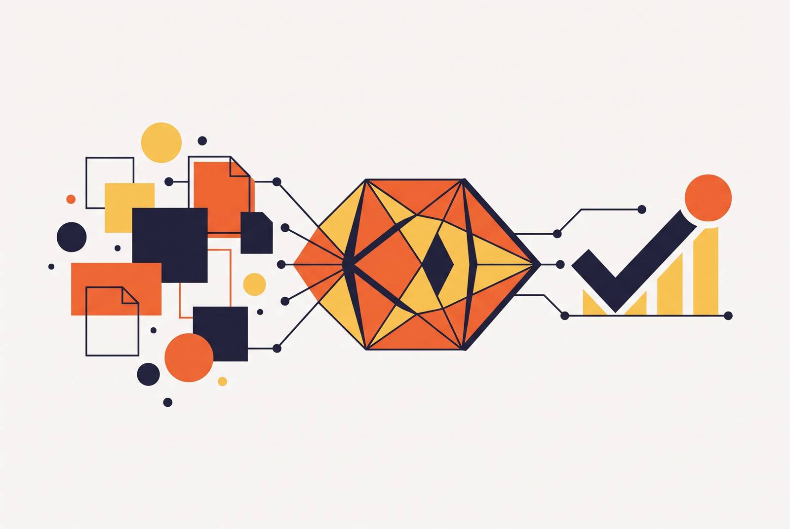 Cover illustration for “End-to-End AI Research Pipeline for Investment Due Diligence”