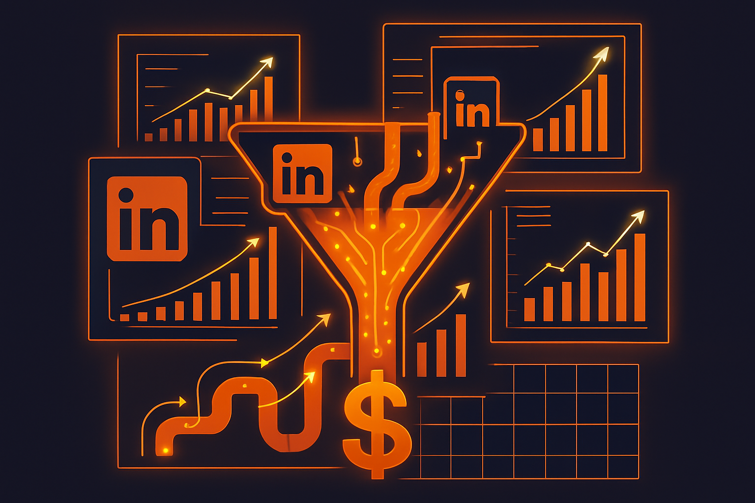 Cover illustration for “LinkedIn Campaign Objective Selection for Lead Generation”