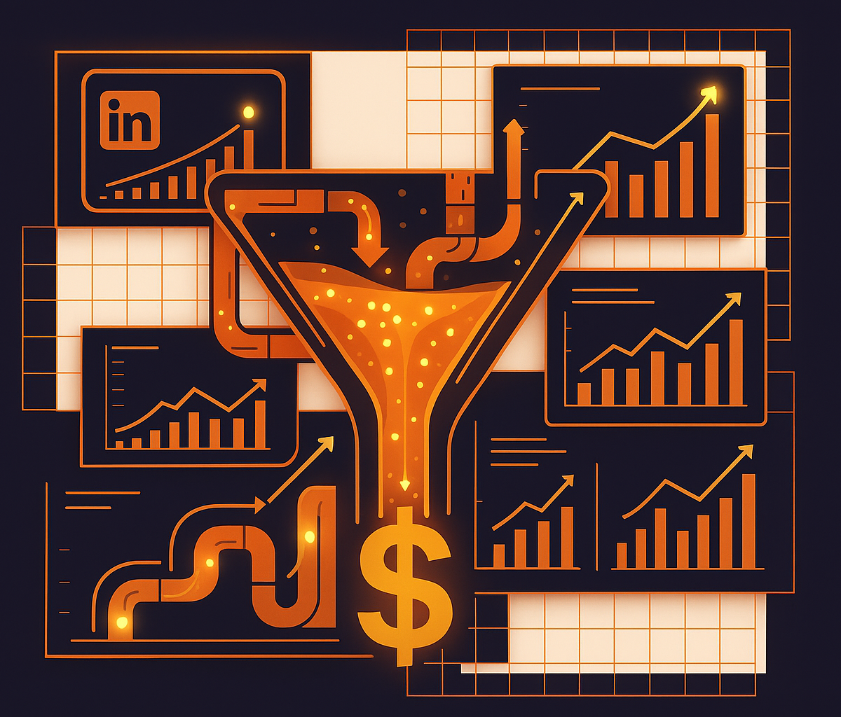 Cover illustration for “LinkedIn Single Image Ad Copy Formulas for B2B Audiences”