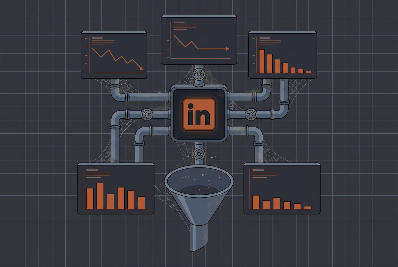 Cover illustration for “Signs a LinkedIn Ads Agency Has Gone Passive on Your Account”