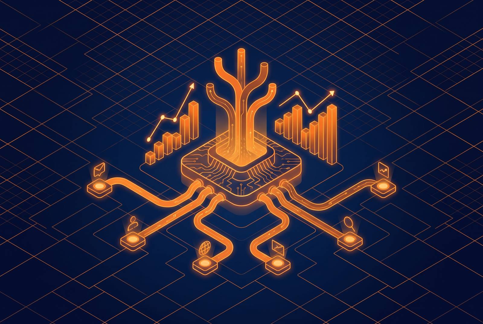 Cover illustration for “Multi-Touch Attribution Model Selection for B2B Paid Media”