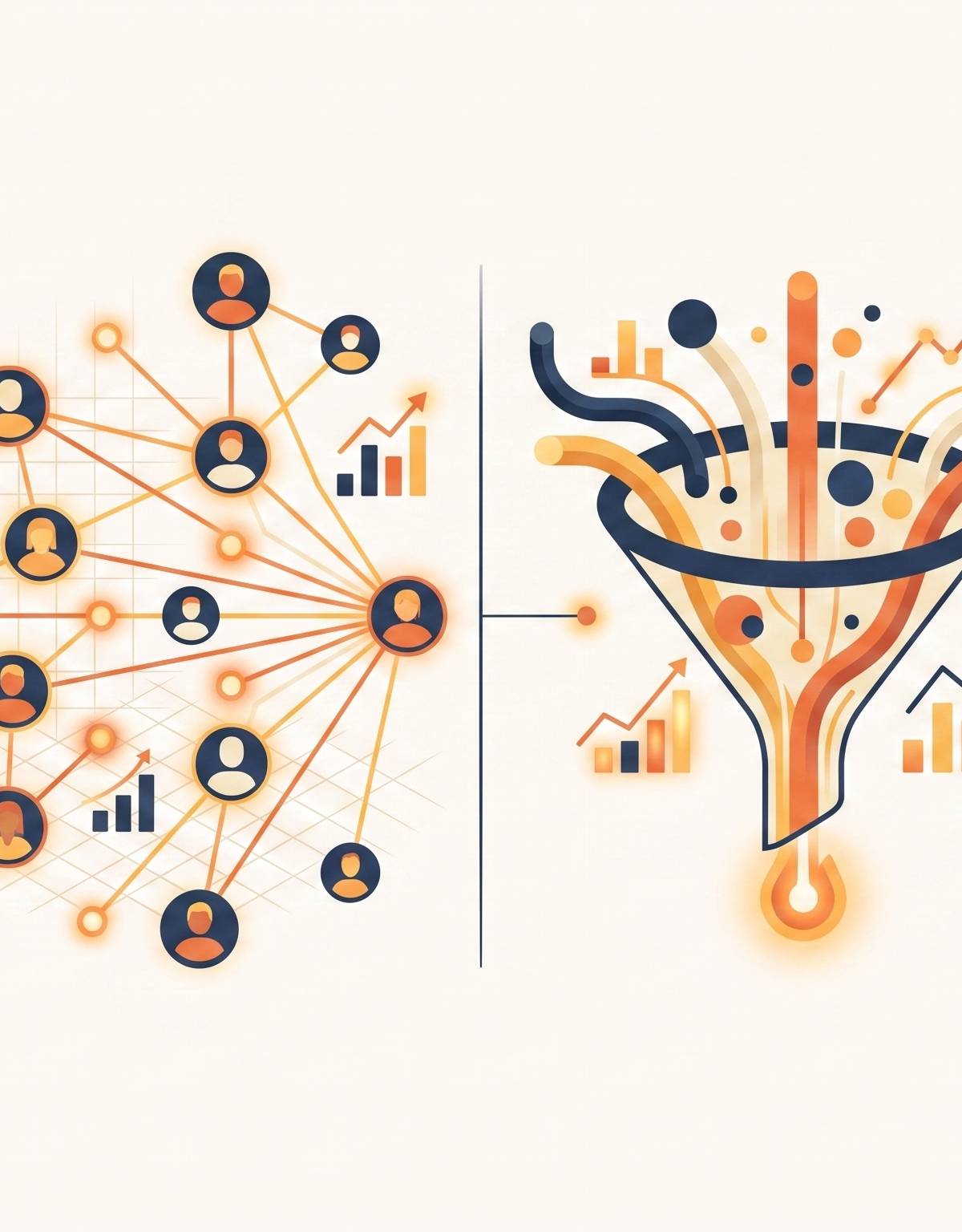 Cover illustration for “LinkedIn Demand Generation vs. Lead Generation Campaign Strategy”