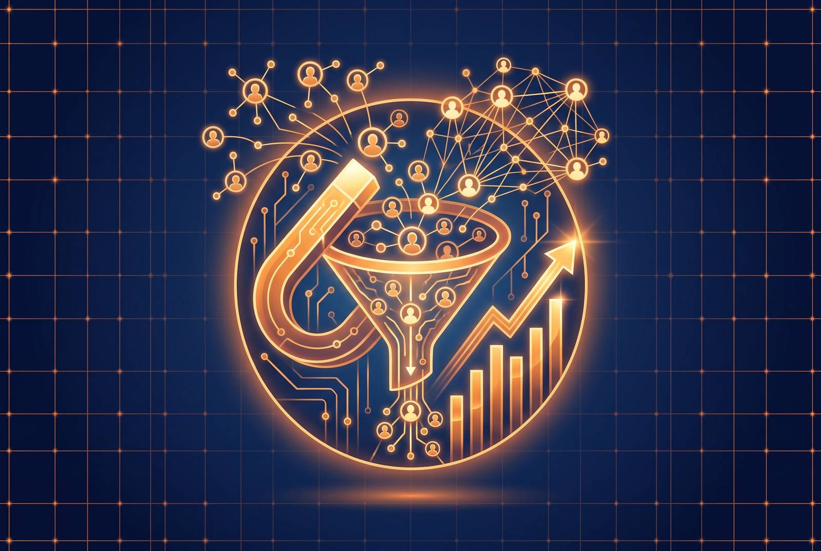 Cover illustration for “LinkedIn Follower Ad Formats for B2B Audience Growth”