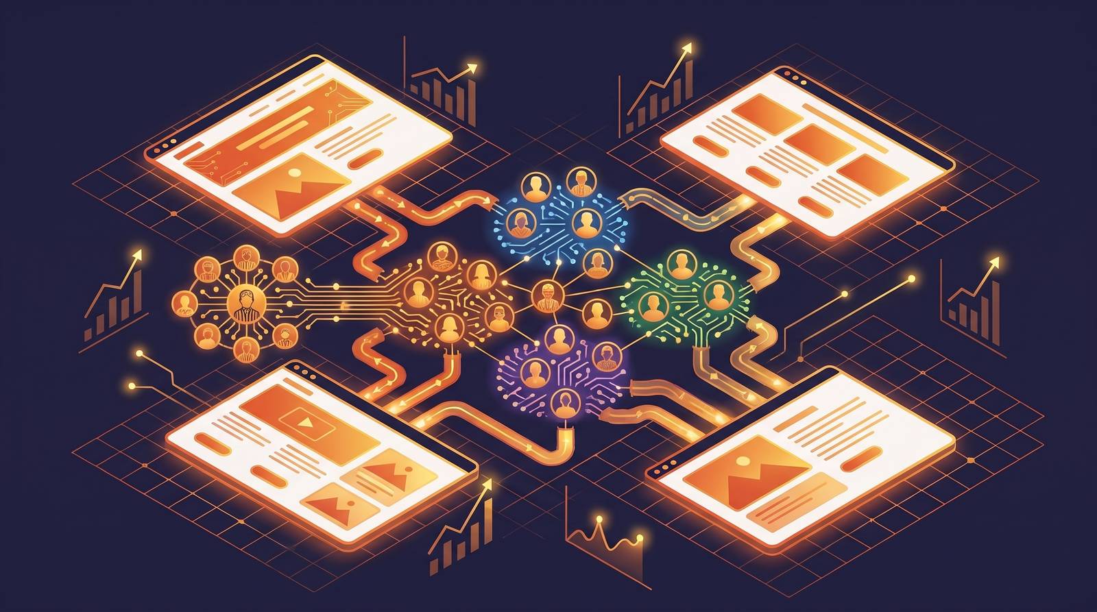 Cover illustration for “Personalized Landing Pages for LinkedIn Audience Segments”