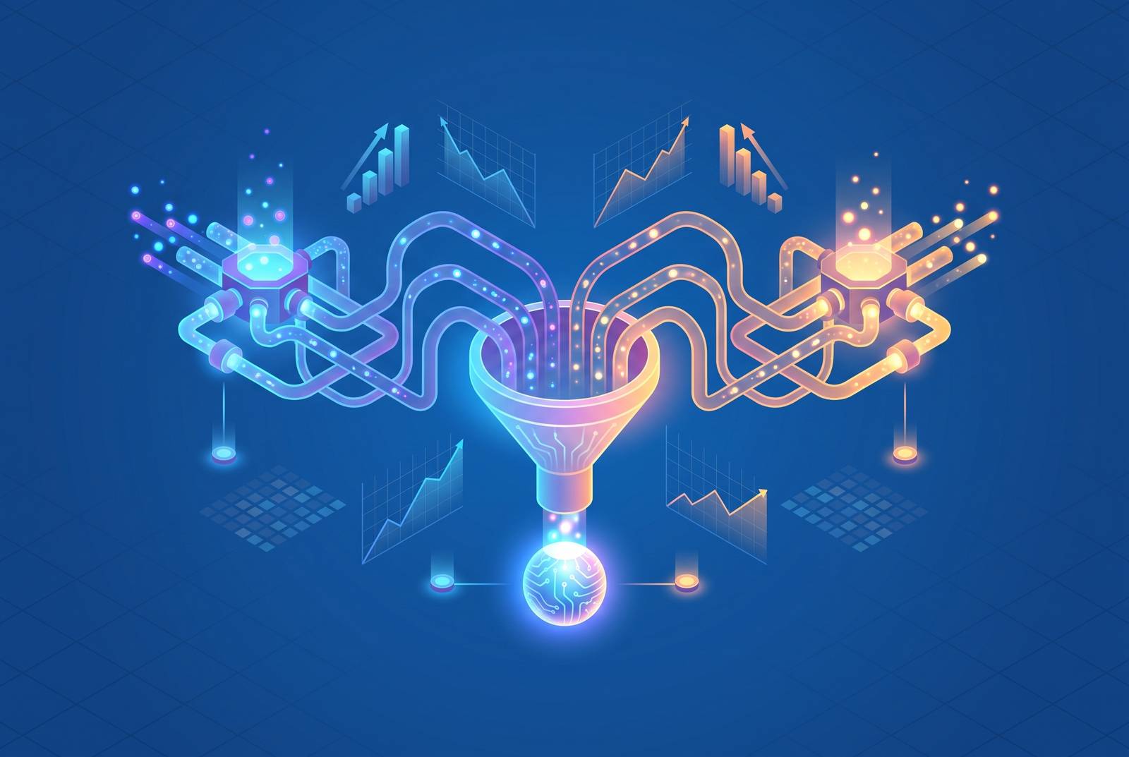 Cover illustration for “First-Touch vs. Last-Touch Attribution Tradeoffs for LinkedIn Pipeline”