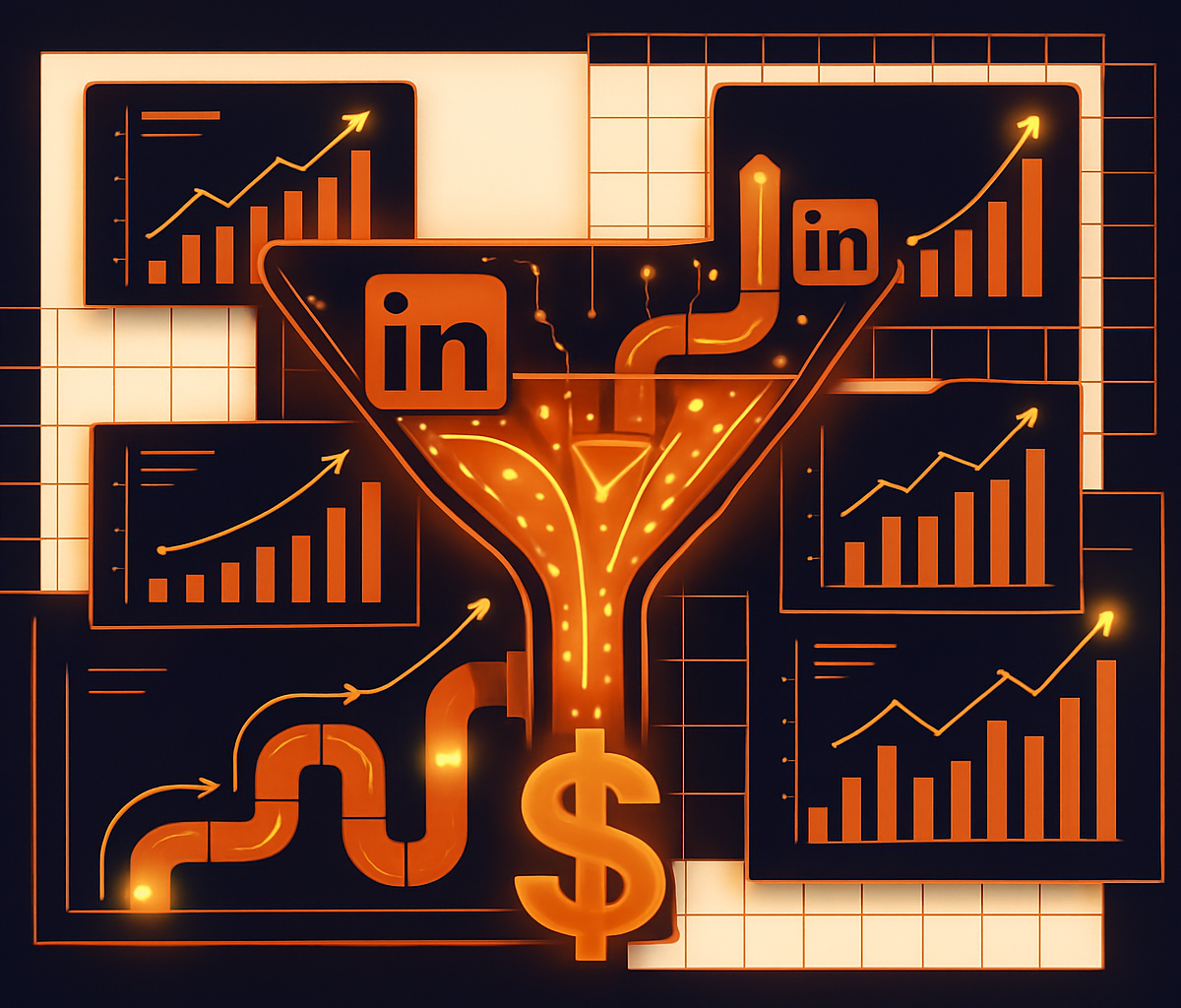 Cover illustration for “LinkedIn Campaign Budget Allocation Across Funnel Stages”