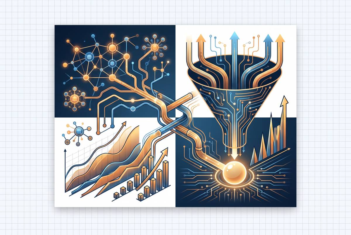 Cover illustration for “Growth Marketing vs. Performance Marketing in B2B Paid Media”