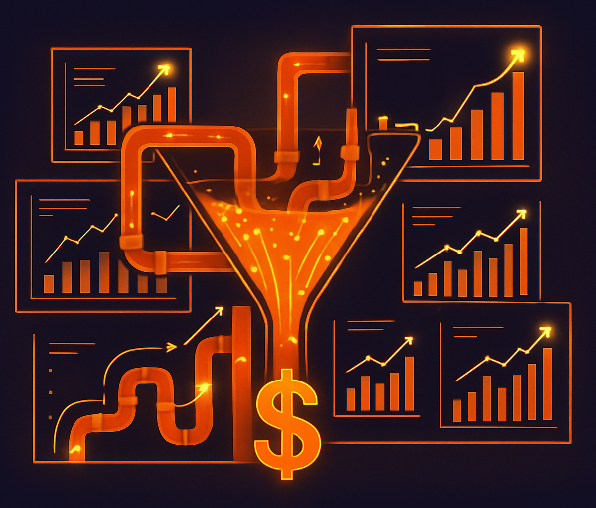 Cover illustration for “LinkedIn MQL to SQL Conversion Rate Benchmarks for B2B”