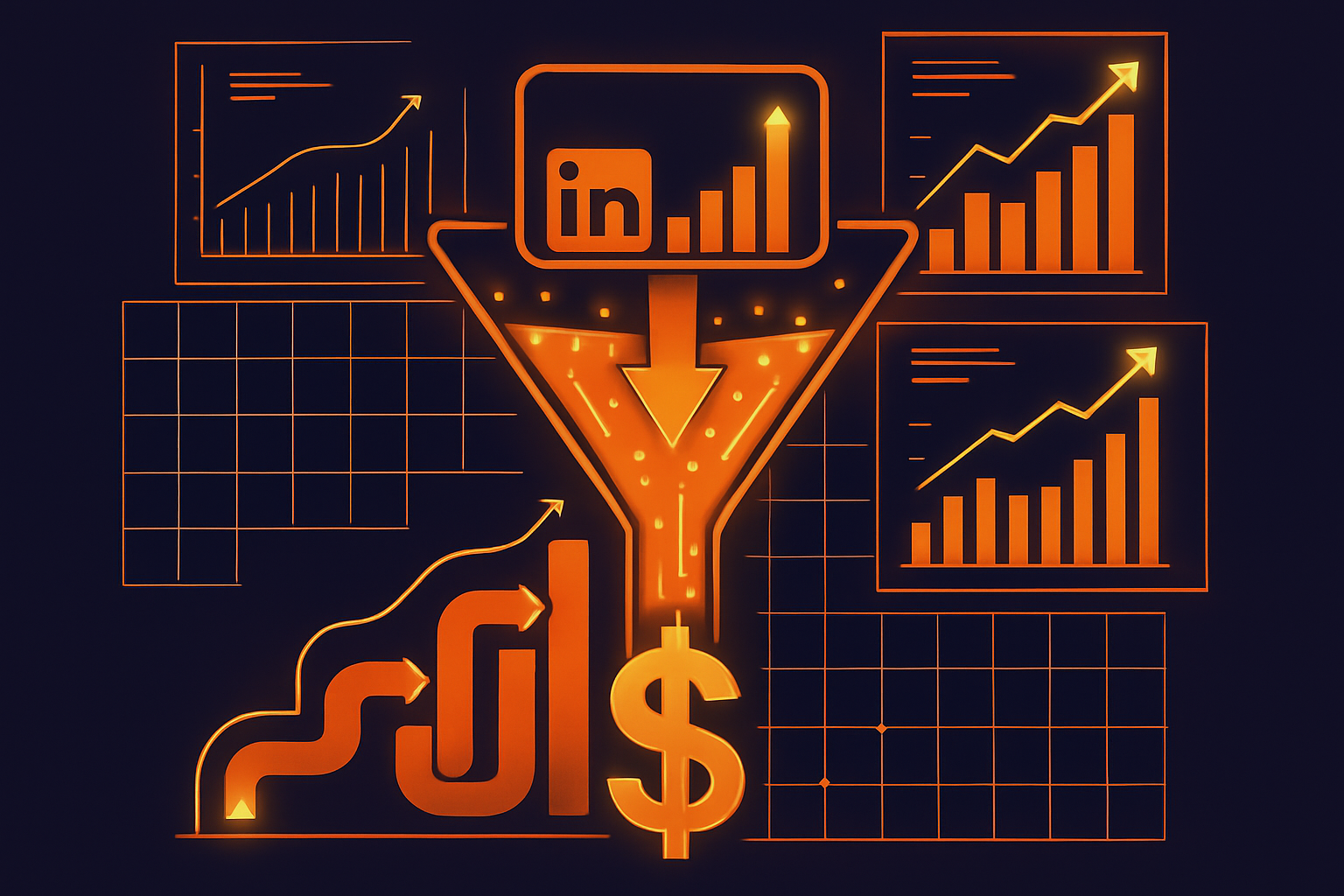 Cover illustration for “LinkedIn Ads Influence on Closed-Won Revenue Measurement”