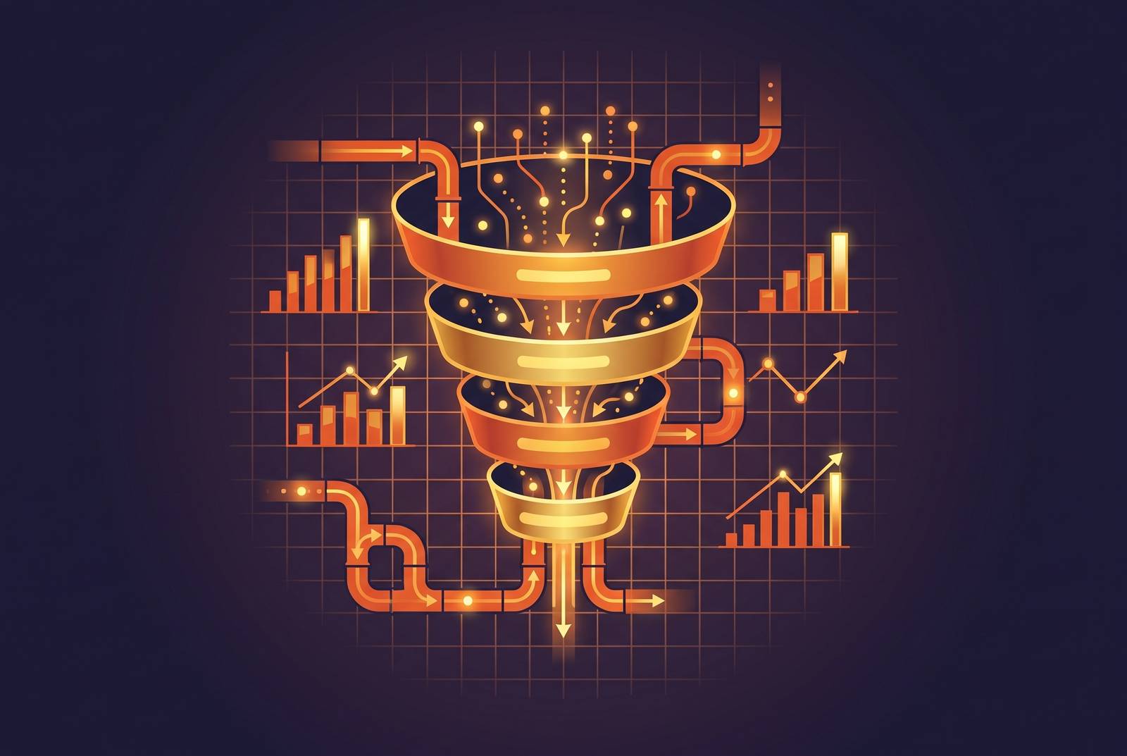 Cover illustration for “LinkedIn Ads Funnel Stage Mapping for B2B Buyers”