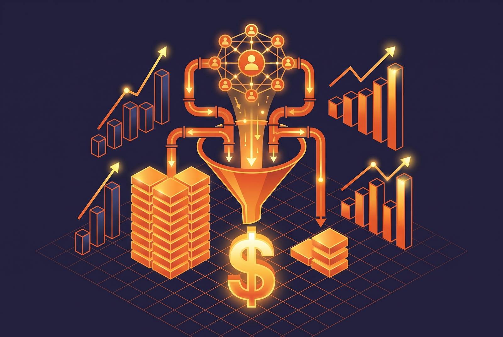 Cover illustration for “LTV to CAC Ratio as a LinkedIn Paid Media Accountability Metric”