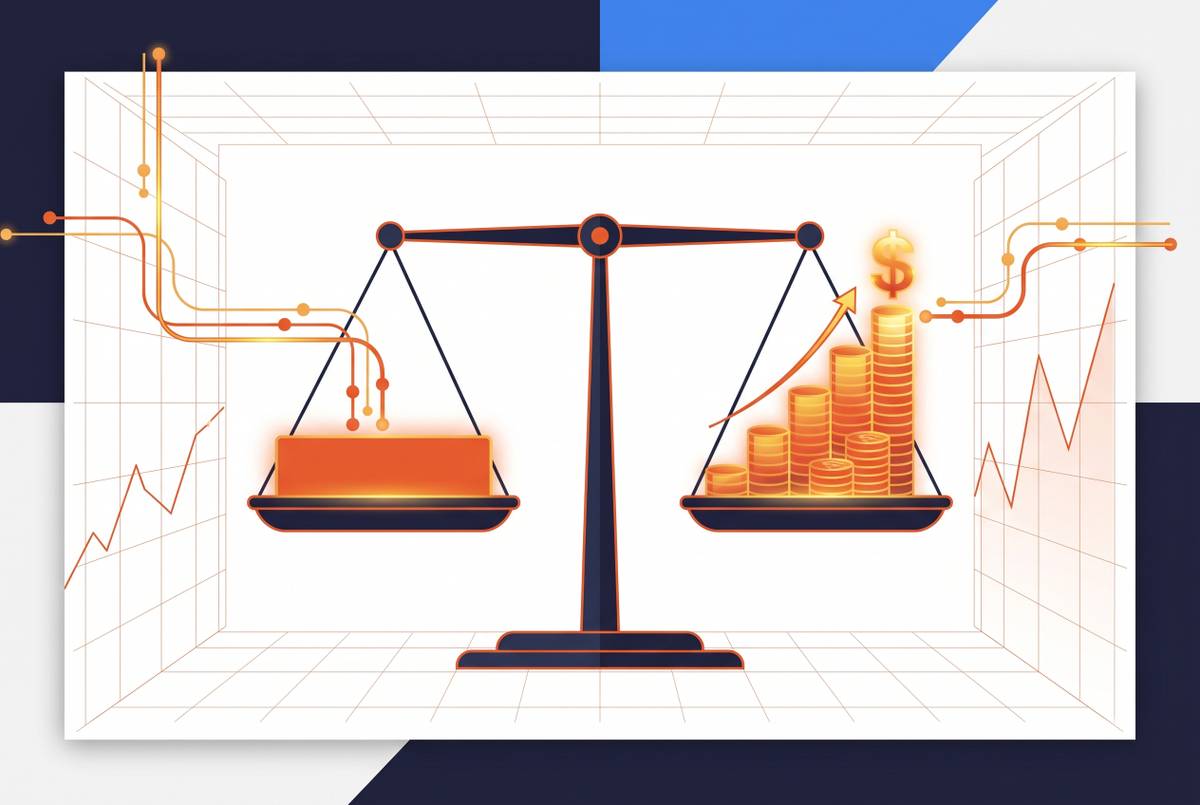 Cover illustration for “Flat Retainer vs Percentage of Spend Pricing for B2B Paid Media Management”
