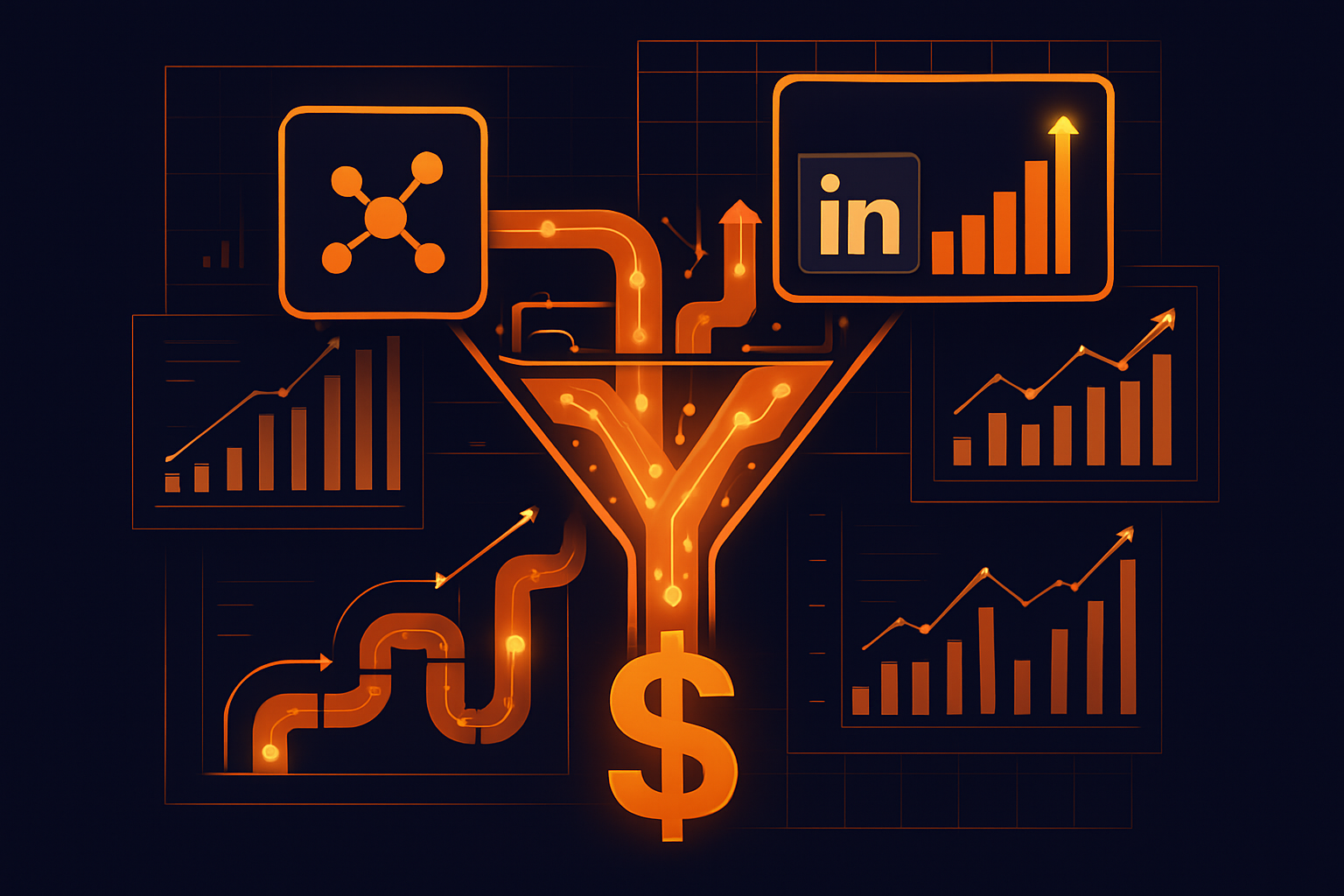 Cover illustration for “CRM Integration with LinkedIn Campaign Manager for Pipeline Reporting”