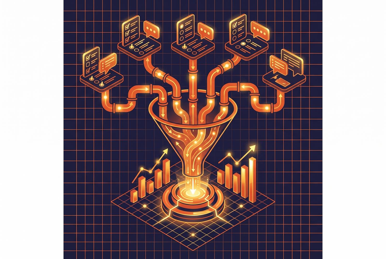 Cover illustration for “Self-Reported Attribution Surveys for B2B Pipeline Source Data”